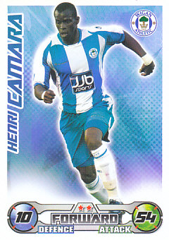 Henri Camara Wigan Athletic 2008/09 Topps Match Attax #358